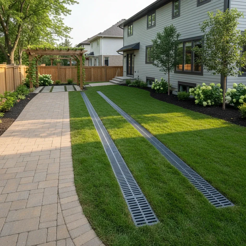 Professional Drainage service by Signature Landscaping Oshawa in Oshawa